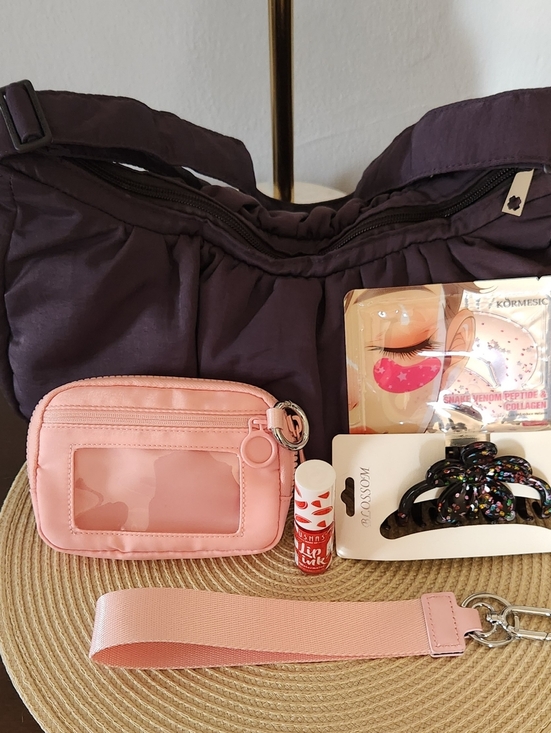 Goodtotes Handbags - Goodtotes Glazed Charchol Crossiant Sling Small Bag Bundle